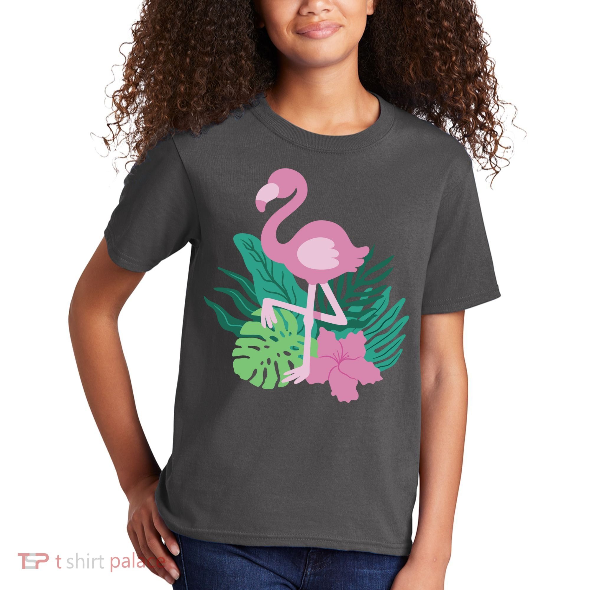 Tropical Flamingo Kids T-Shirt