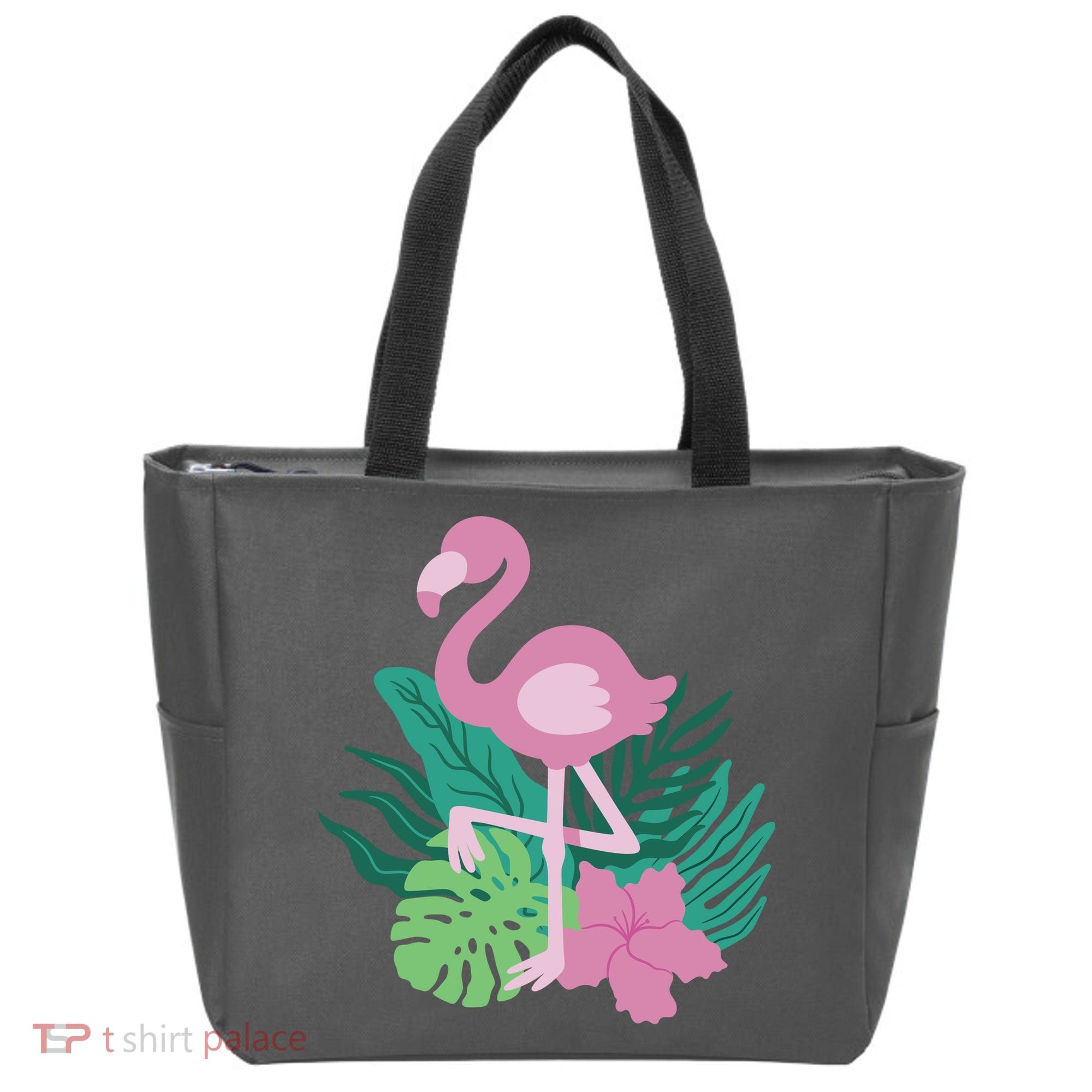 Tropical Flamingo Tote Bag