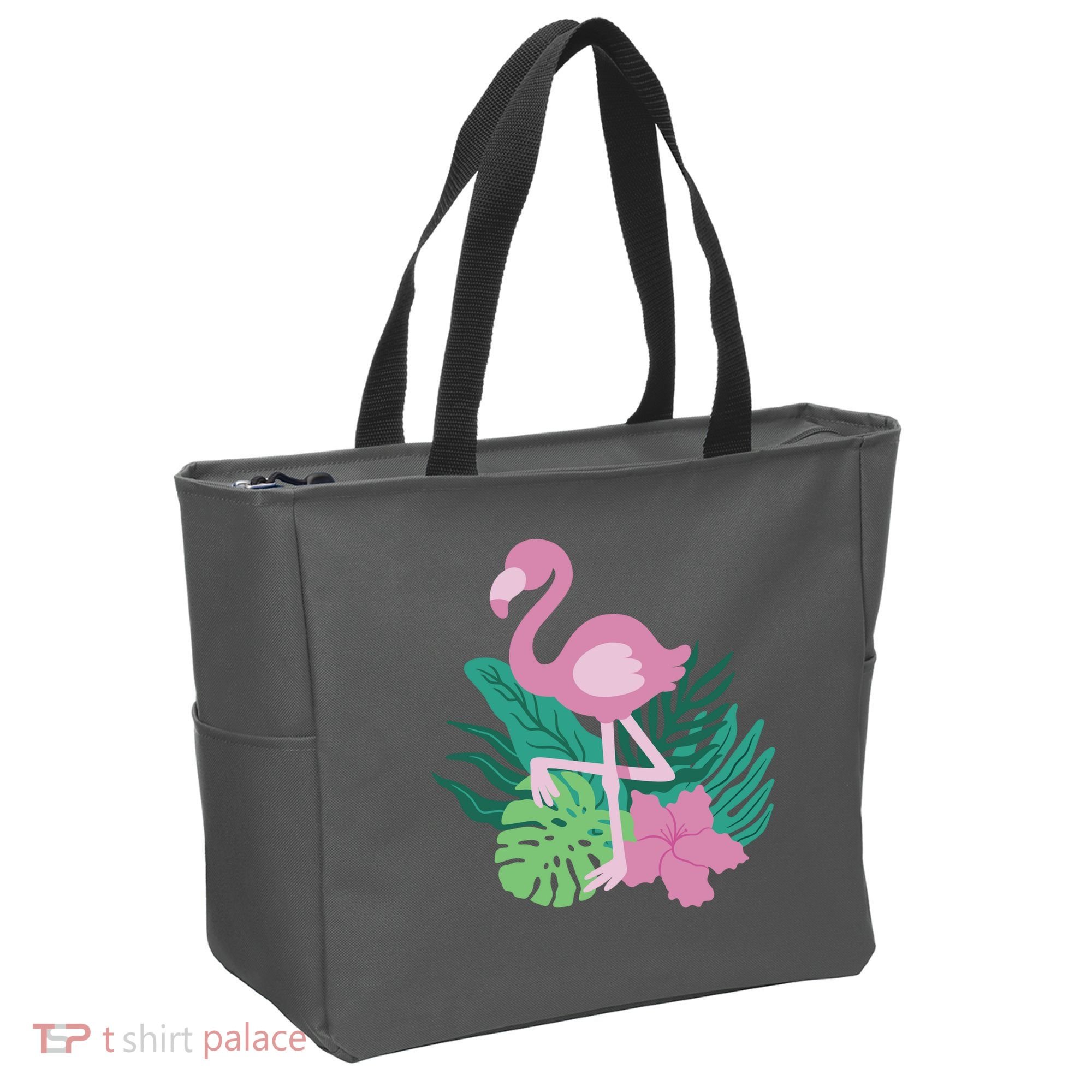 Tropical Flamingo Tote Bag