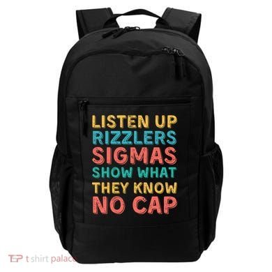 Testing For Teachers - Listen Up Rizzlers Backpack
