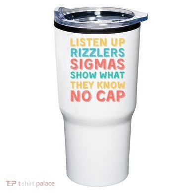 Testing For Teachers - Listen Up Rizzlers Tumbler