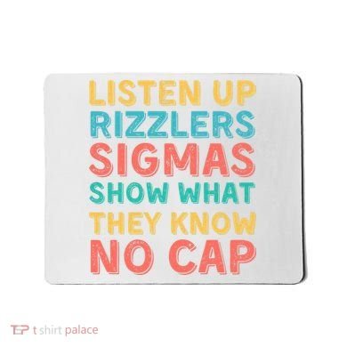 Testing For Teachers - Listen Up Rizzlers Mousepad