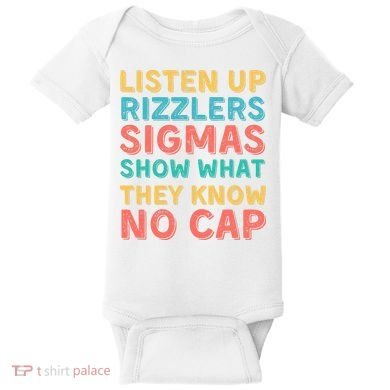 Testing For Teachers - Listen Up Rizzlers Baby Bodysuit