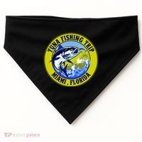 Tuna Fishing Trip Miami Florida USA-Made Doggie Bandana thumb 0