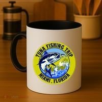 Tuna Fishing Trip Miami Florida Coffee Mug thumb 4