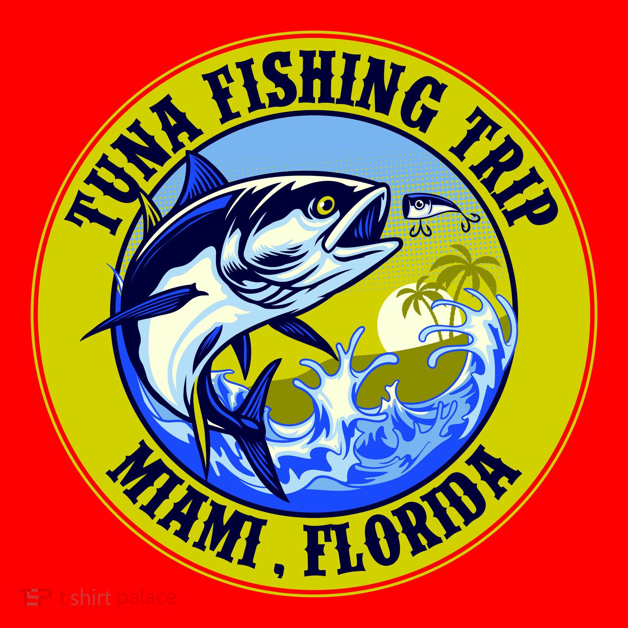Tuna Fishing Trip Miami Florida Santa Hat
