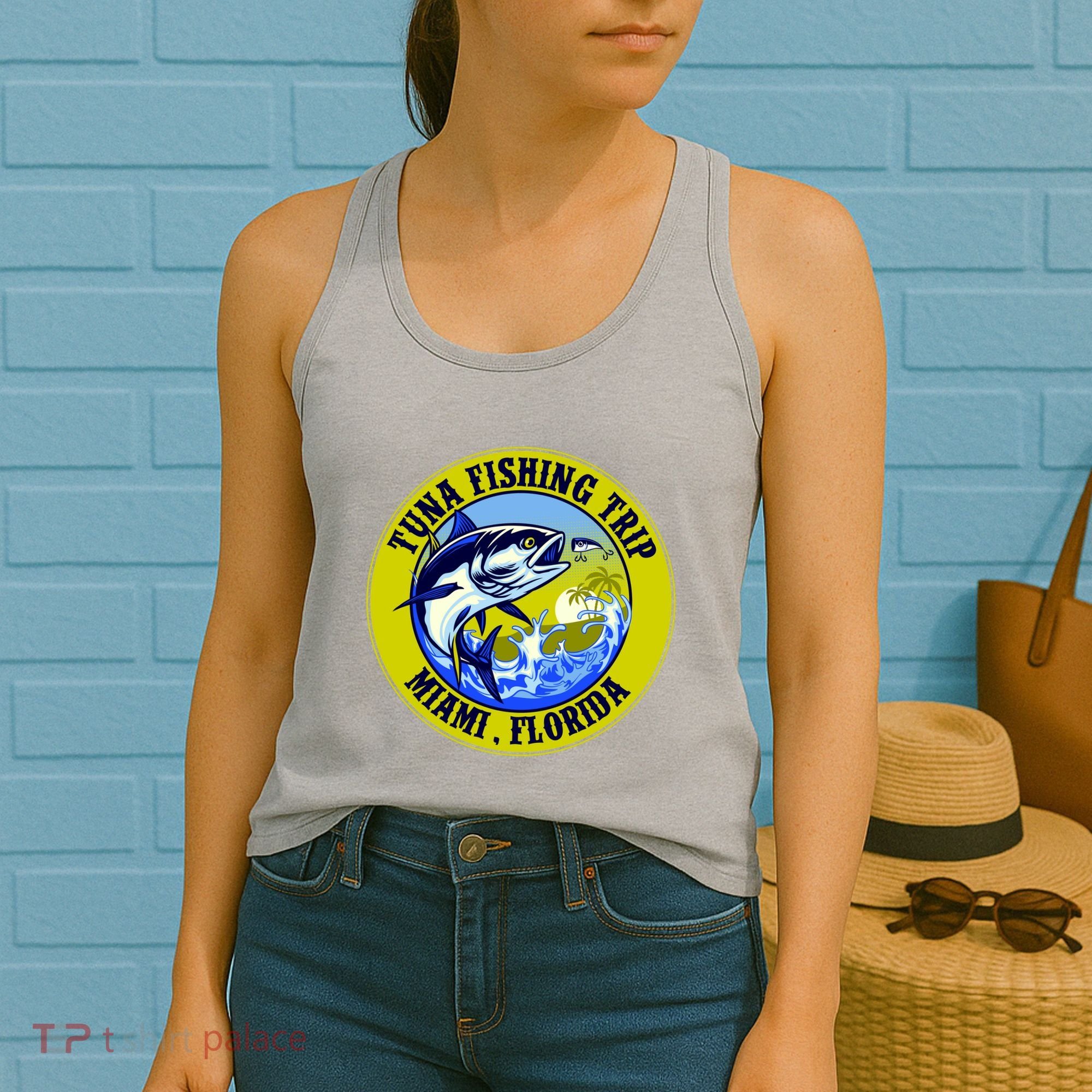 Tuna Fishing Trip Miami Florida Women's Tank Top