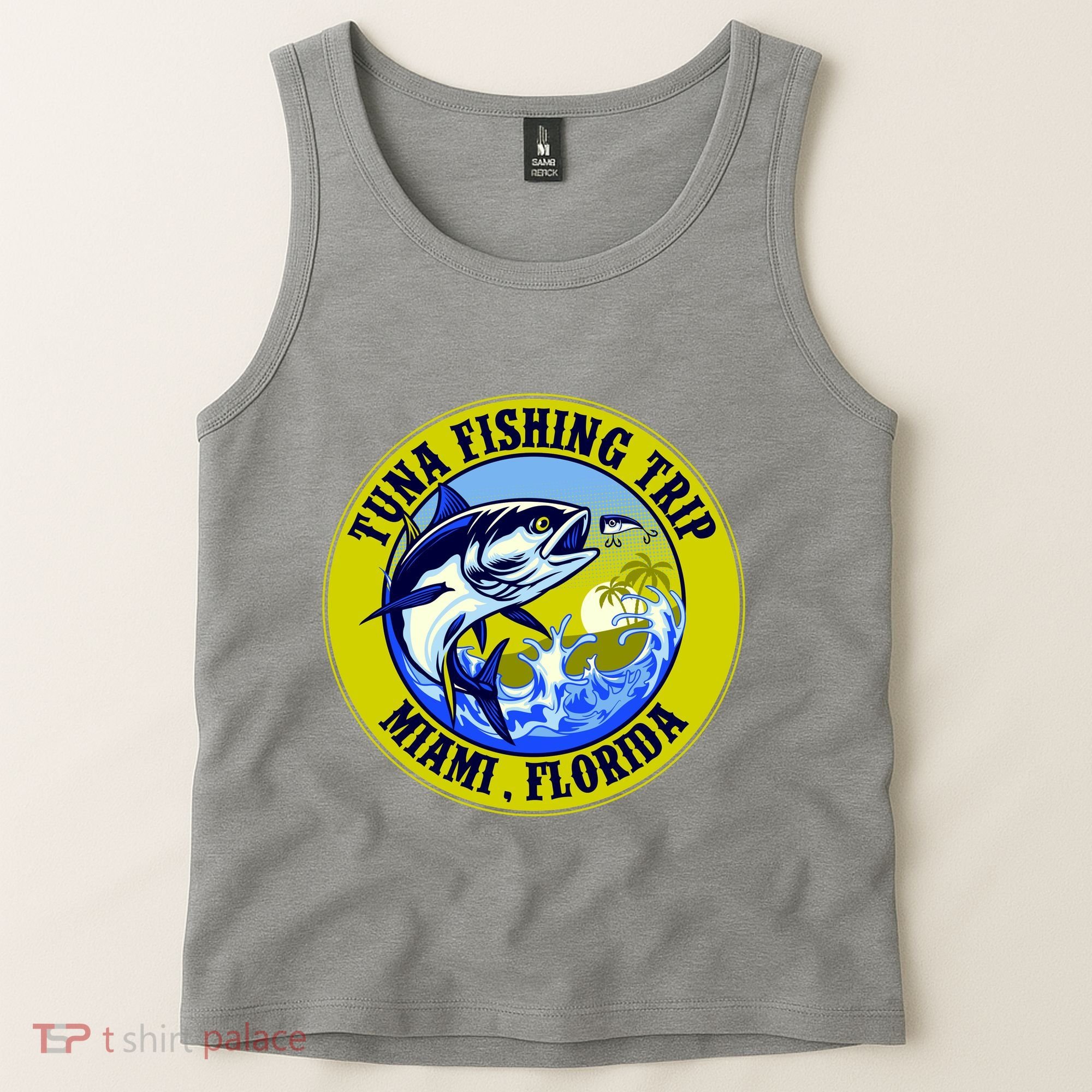 Tuna Fishing Trip Miami Florida Tank Top