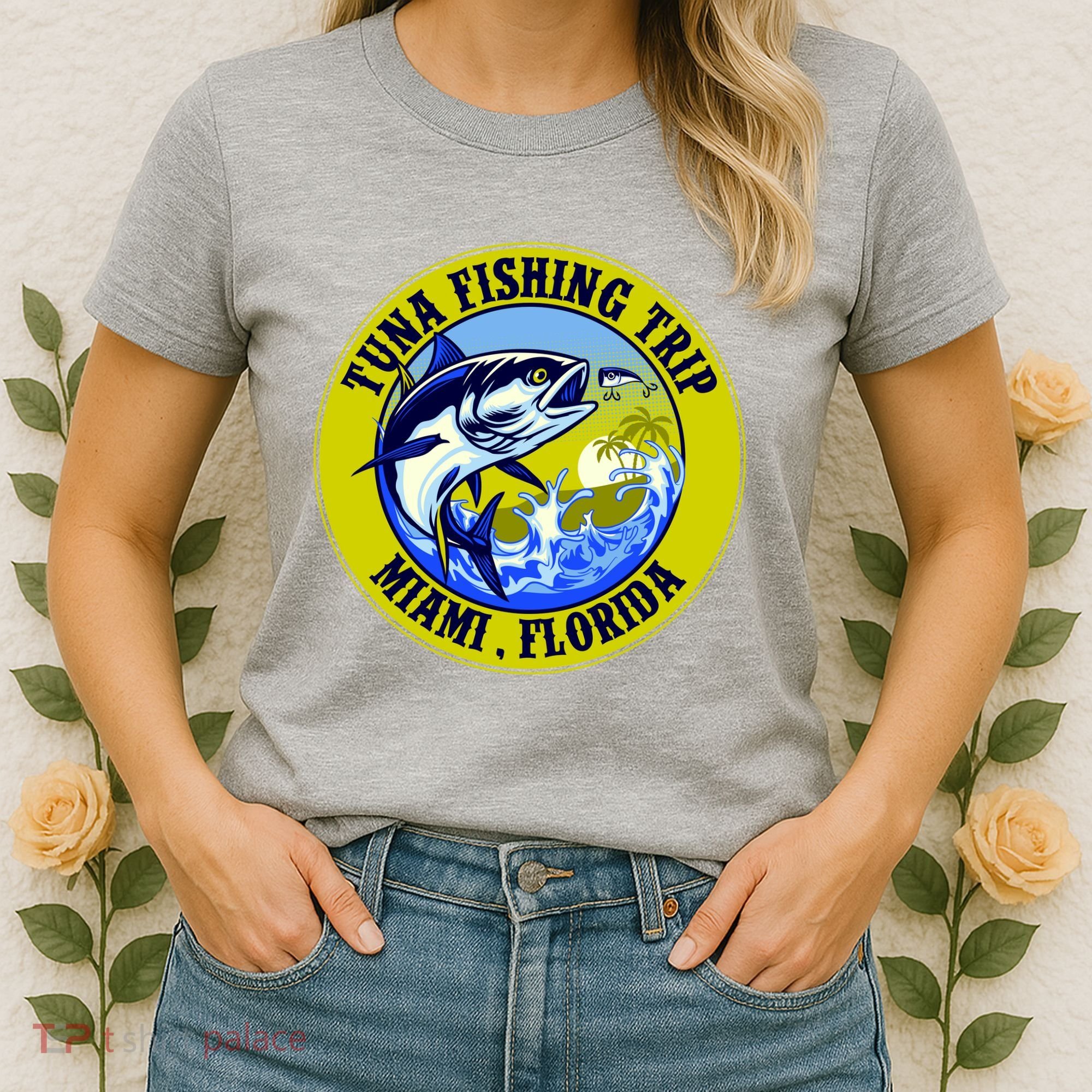 Tuna Fishing Trip Miami Florida Women's T-Shirt