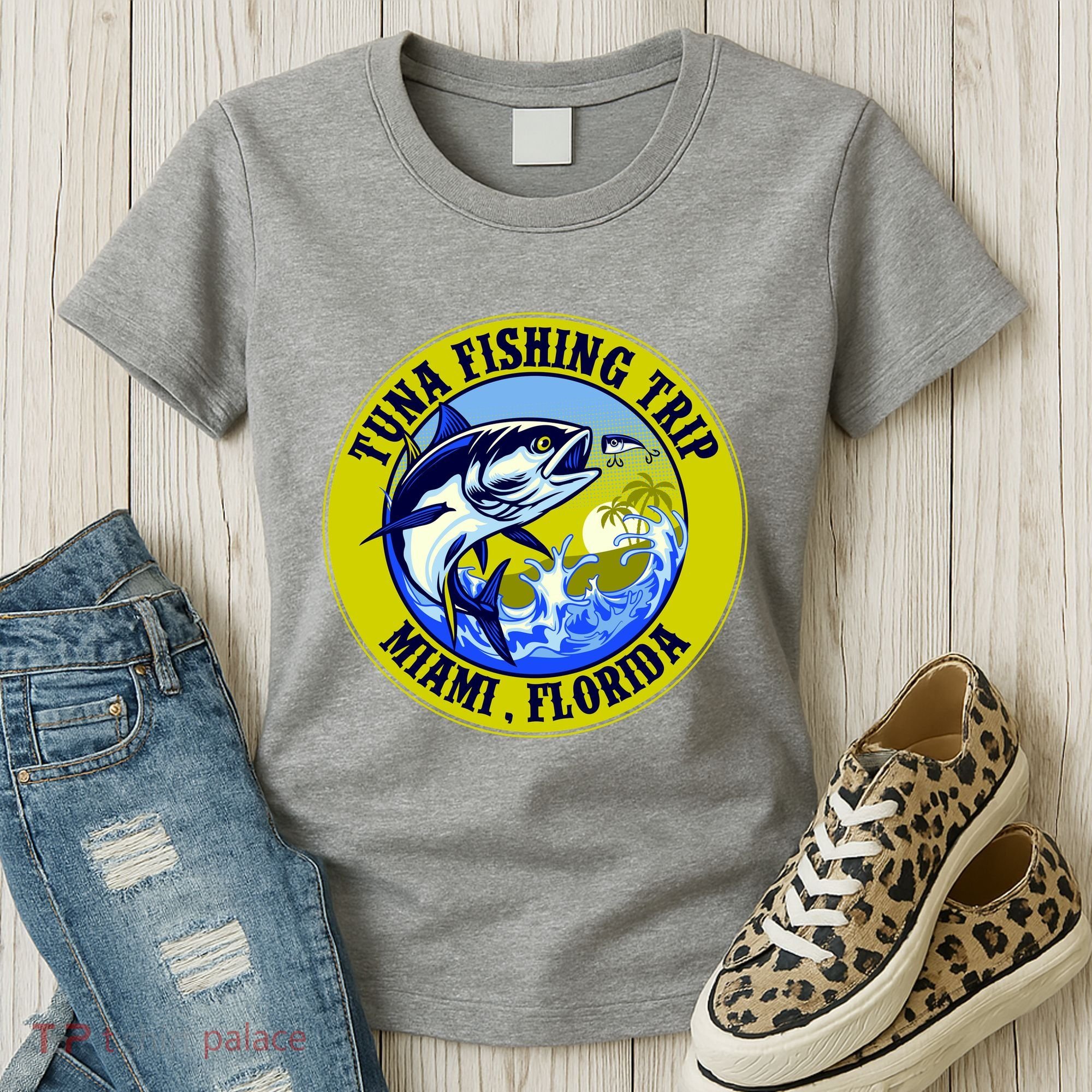 Tuna Fishing Trip Miami Florida Women's T-Shirt