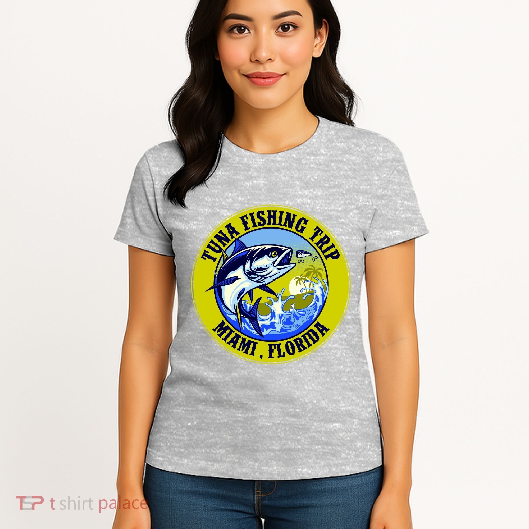 Tuna Fishing Trip Miami Florida Women's T-Shirt