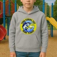 Tuna Fishing Trip Miami Florida Kids Hoodie thumb 2