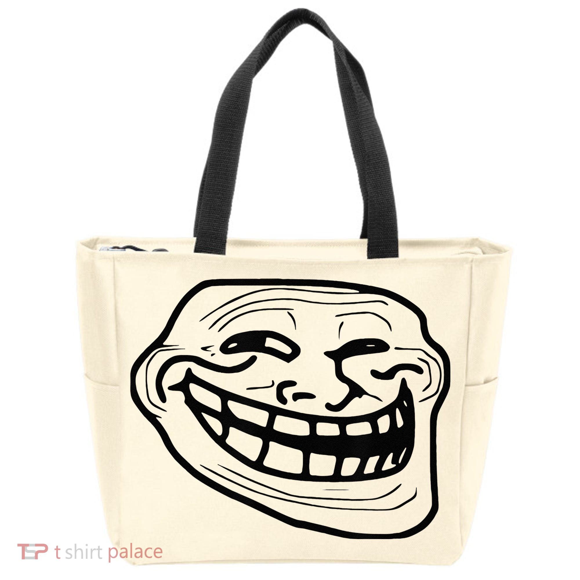 Troll Face Tote Bag