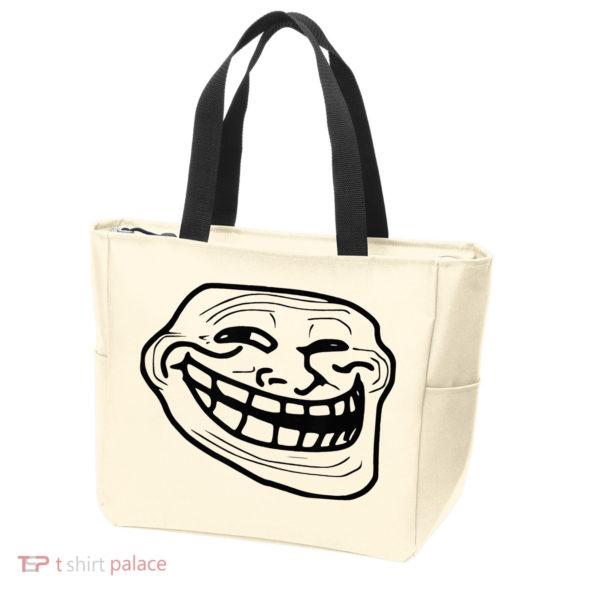 Troll Face Tote Bag