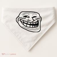 Troll Face USA-Made Doggie Bandana thumb 0