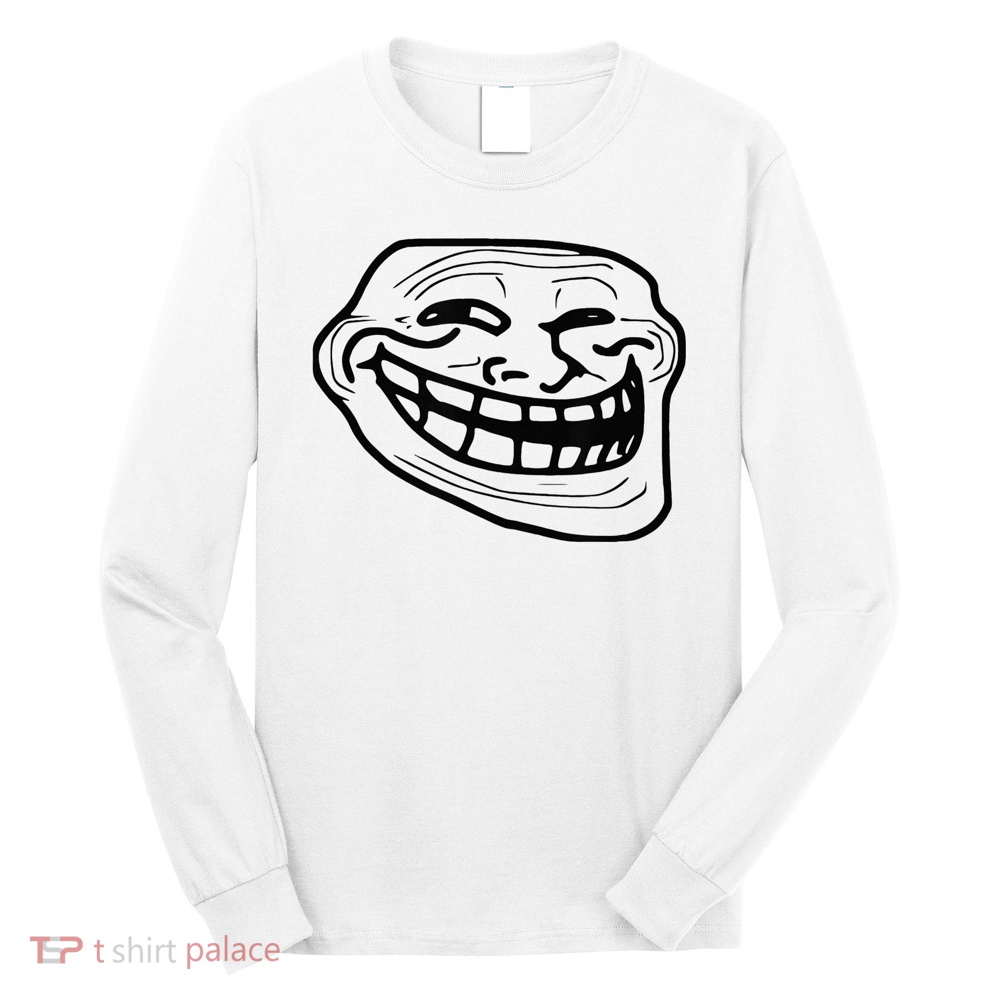 Troll Face Long Sleeve Shirt