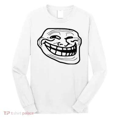 Troll Face Long Sleeve Shirt