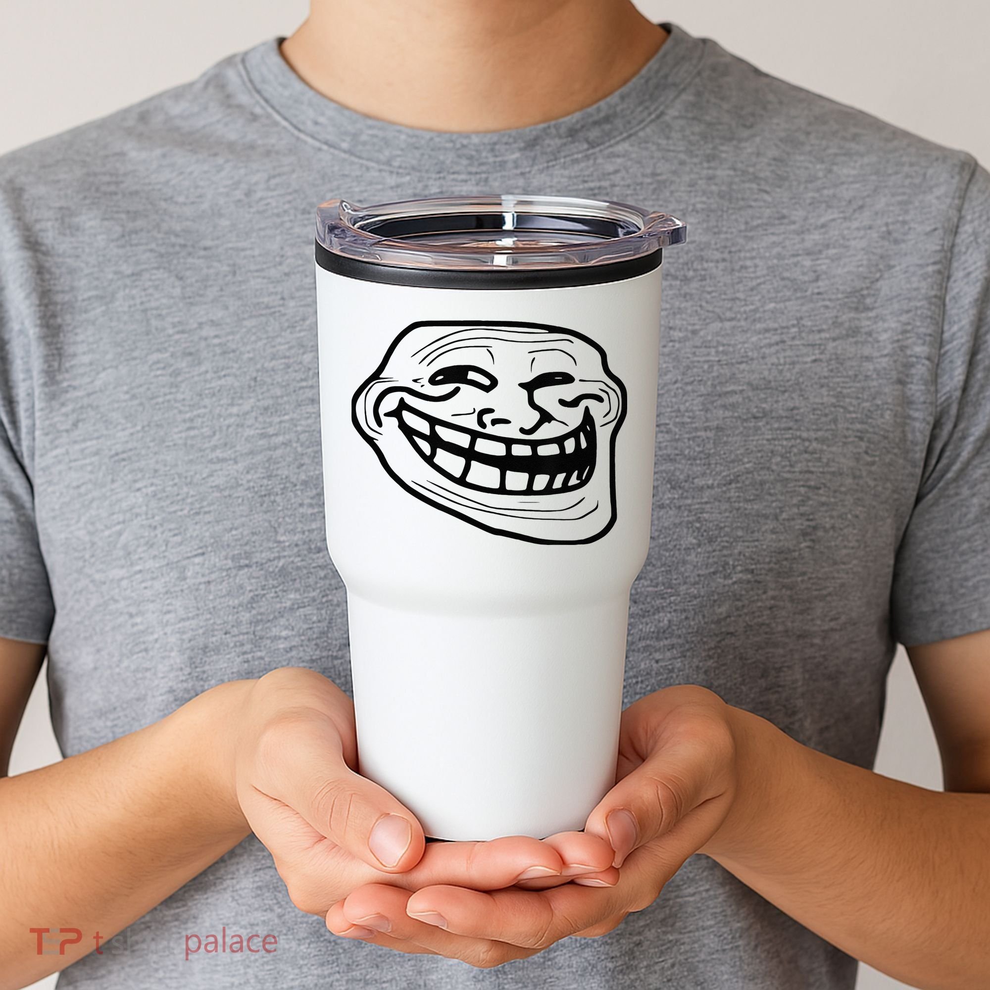Troll Face Tumbler