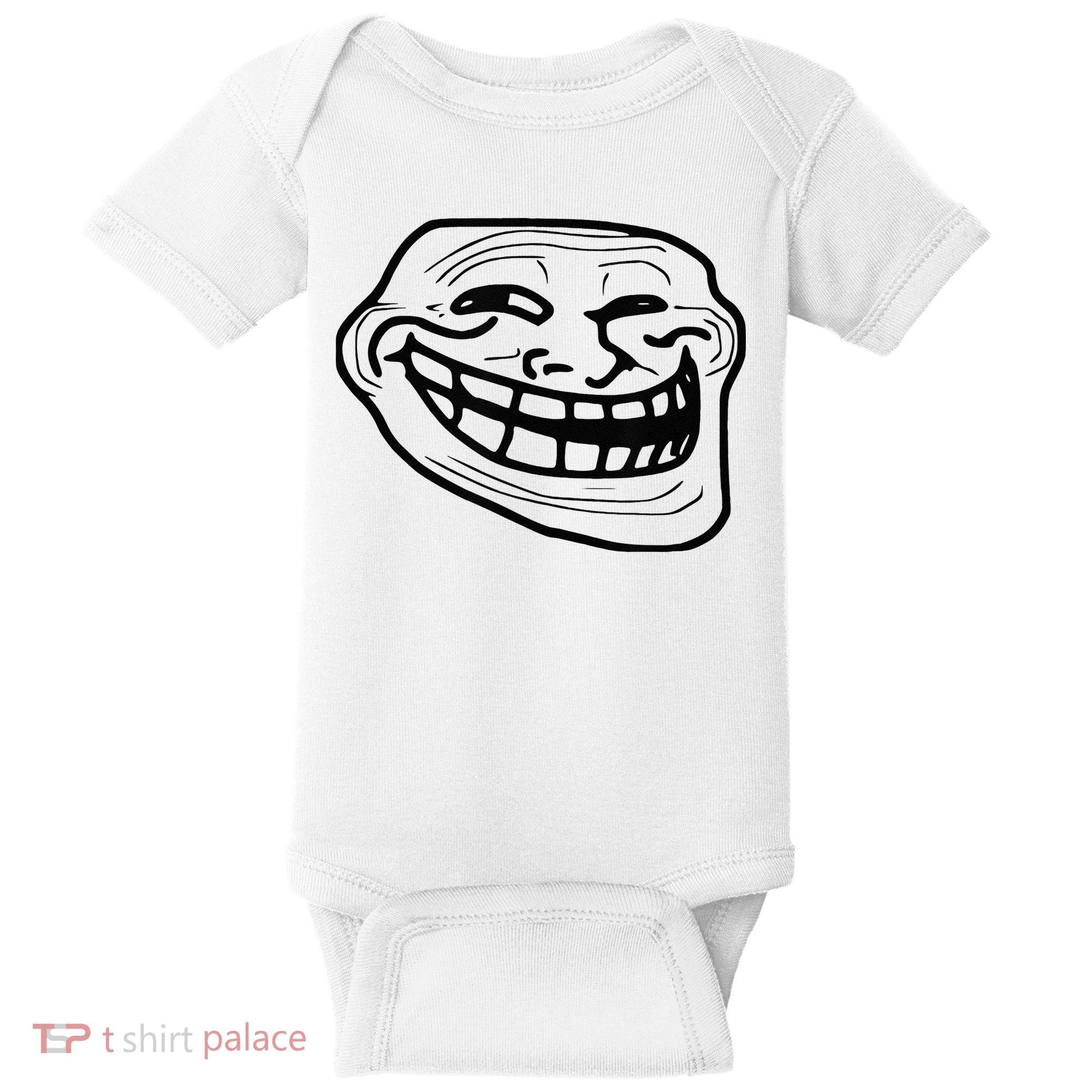 Troll Face Baby Bodysuit
