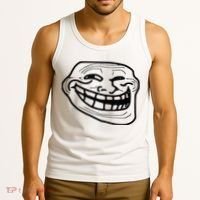 Troll Face Tank Top thumb 3