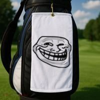Troll Face Golf Towel thumb 2