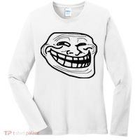 Troll Face Women's Long Sleeve Shirt thumb 0