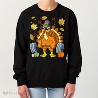 Turkey Fitness Thanksgiving Day Women's Sweatshirt thumb 0