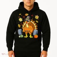 Turkey Fitness Thanksgiving Day Hoodie thumb 2