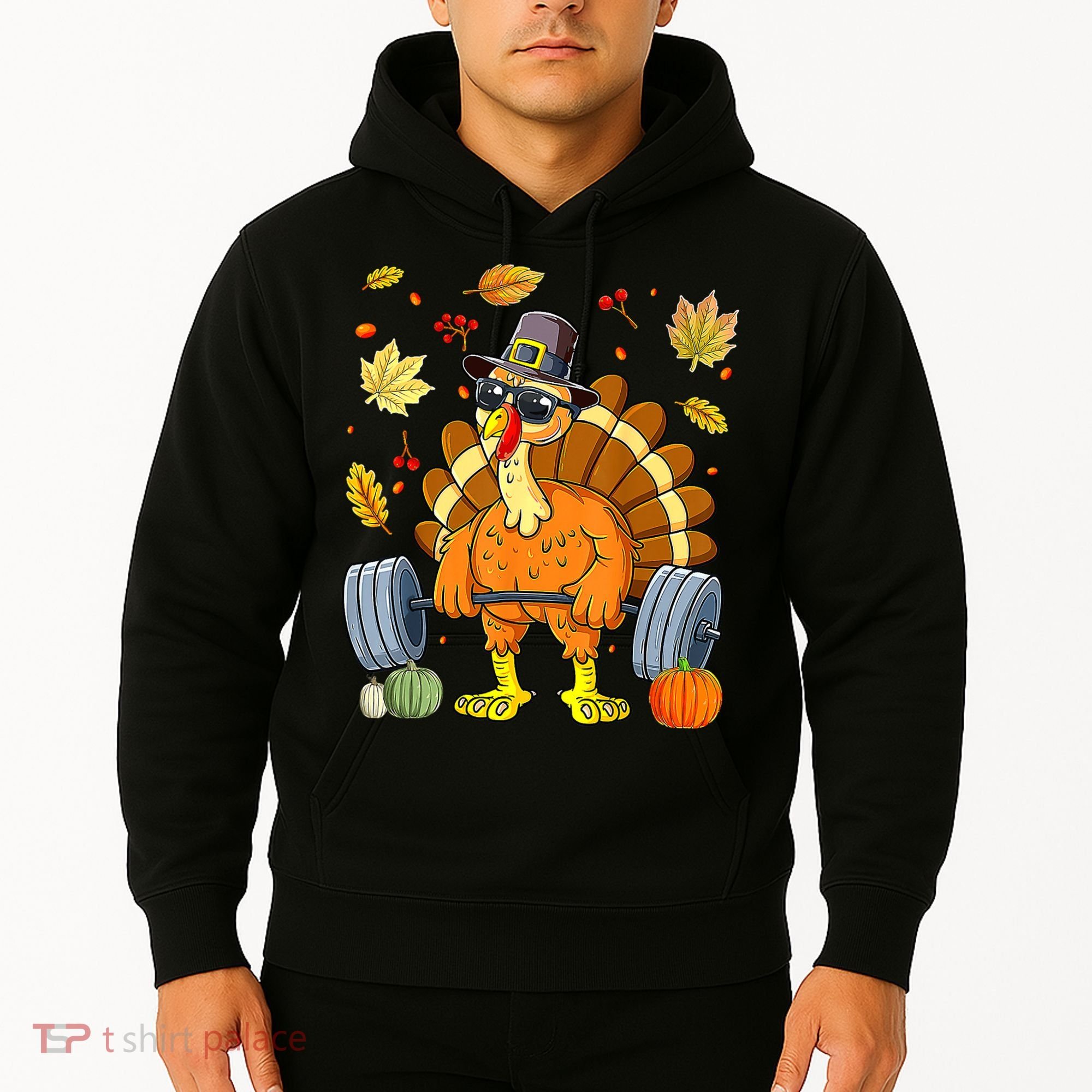Turkey Fitness Thanksgiving Day Hoodie