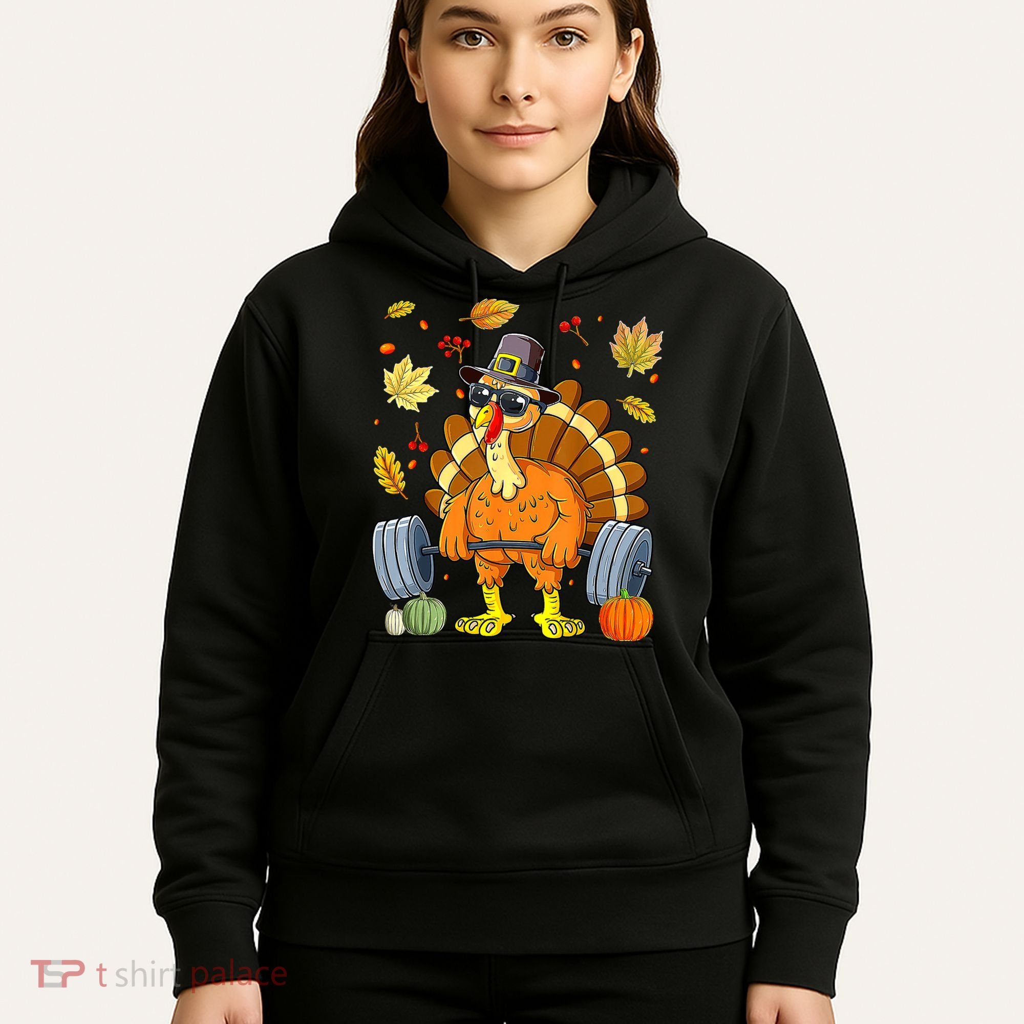 Turkey Fitness Thanksgiving Day Hoodie