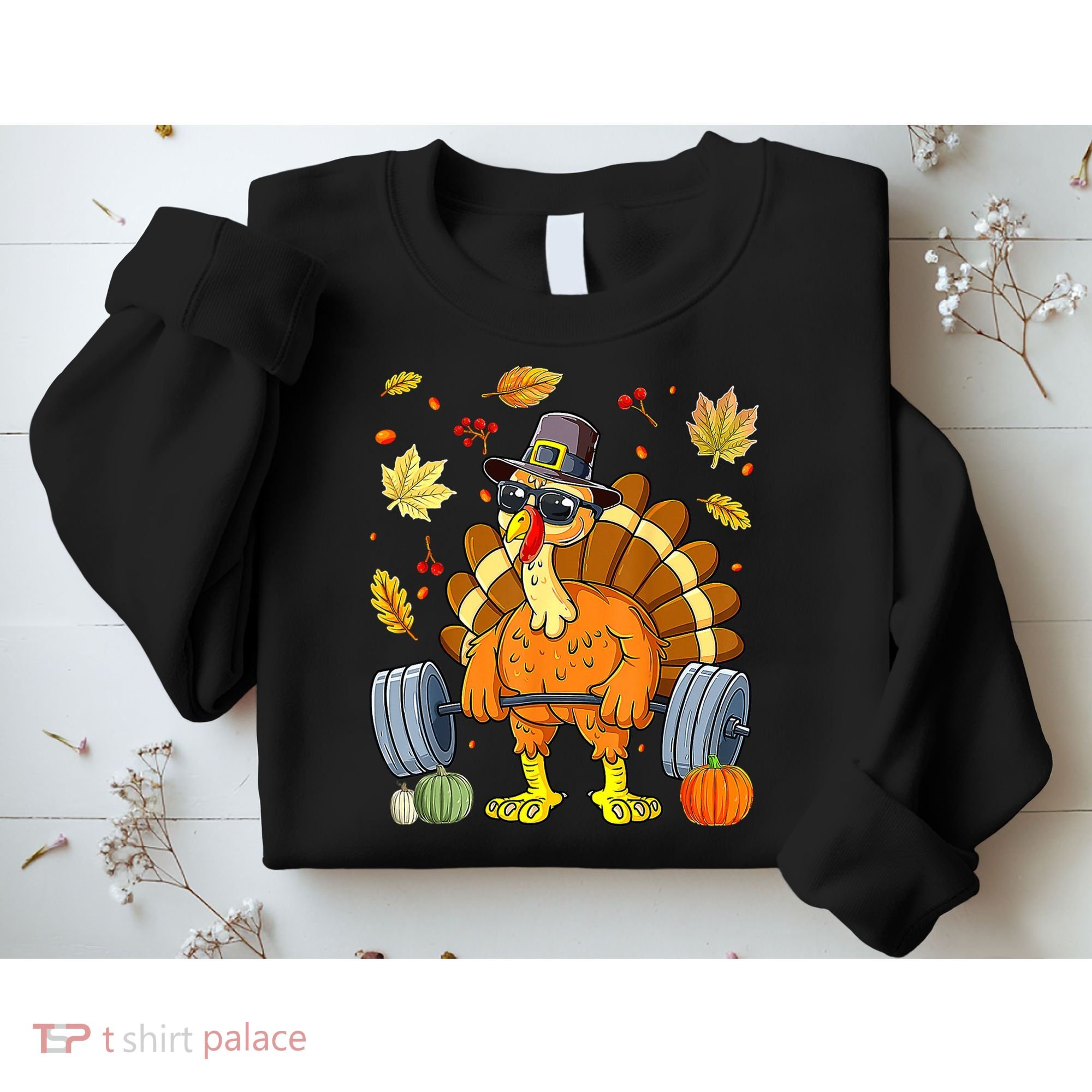 Turkey Fitness Thanksgiving Day Sweatshirt