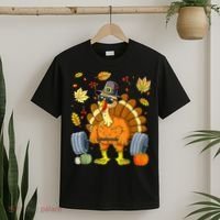 Turkey Fitness Thanksgiving Day T-Shirt thumb 2