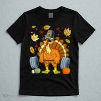 Turkey Fitness Thanksgiving Day T-Shirt thumb 5