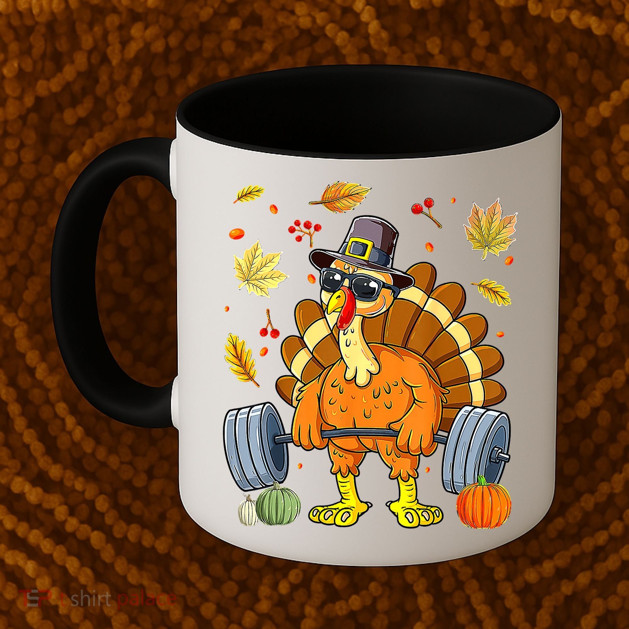 Turkey Fitness Thanksgiving Day Coffee Mug
