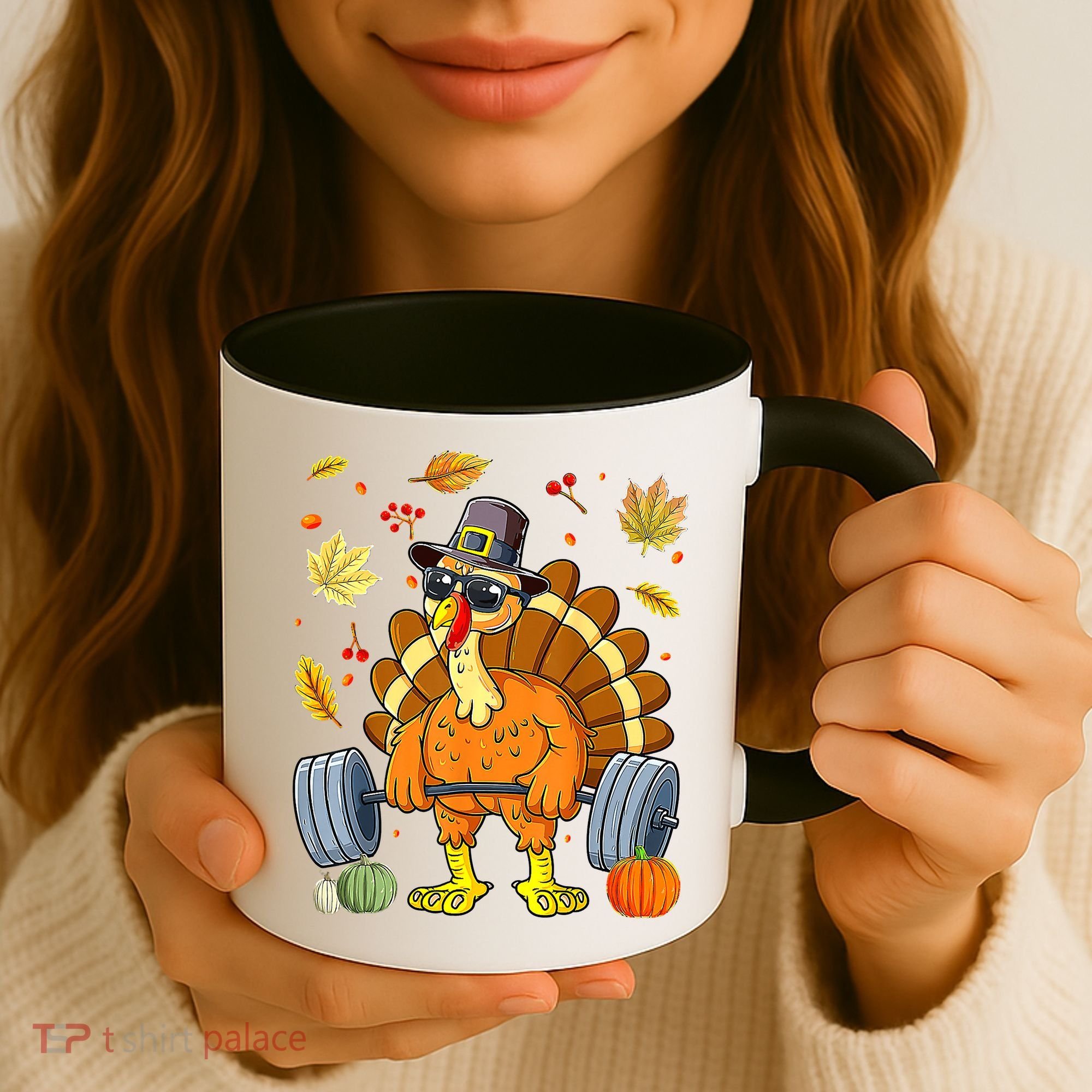 Turkey Fitness Thanksgiving Day Coffee Mug