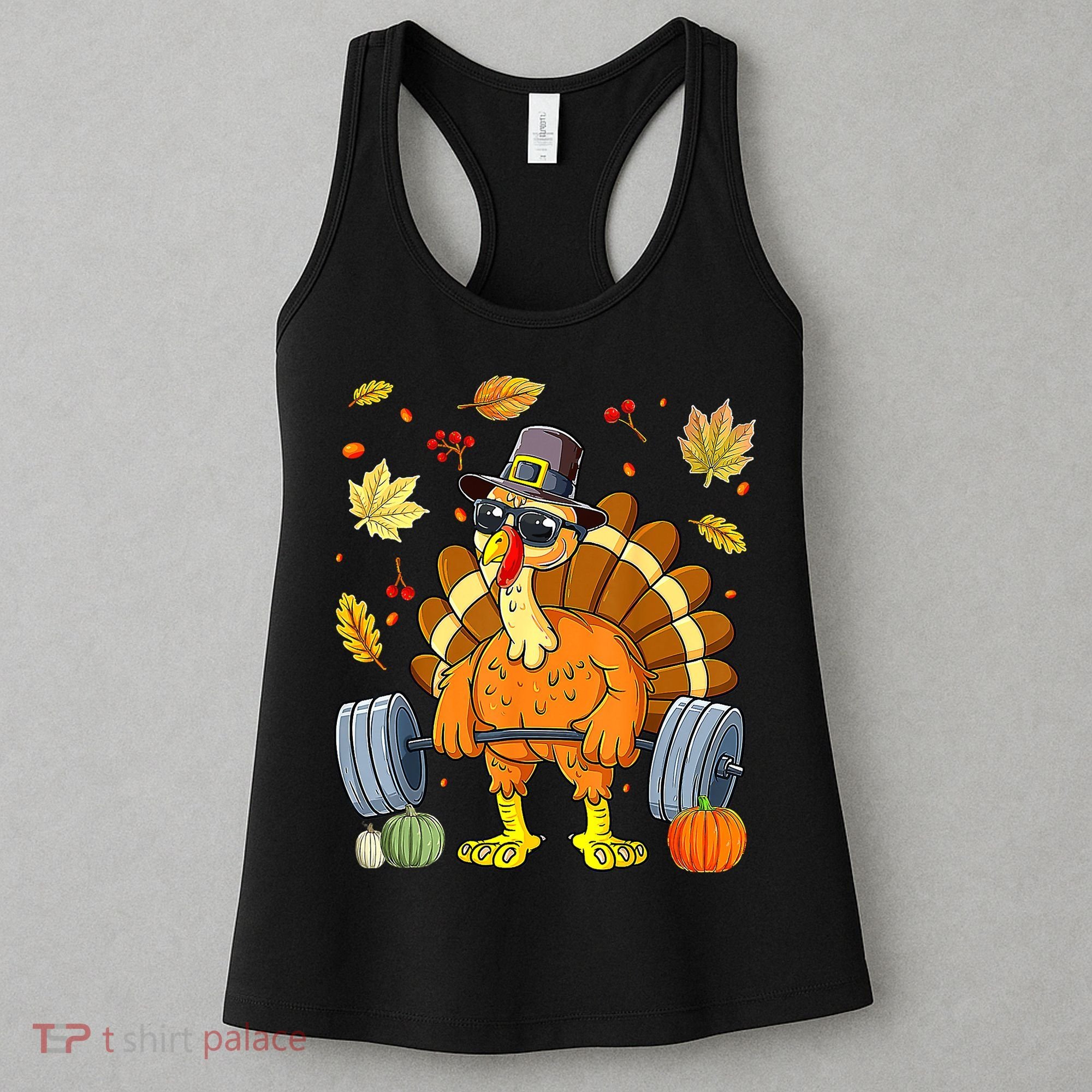 Turkey Fitness Thanksgiving Day Women's Tank Top