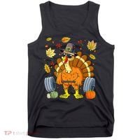 Turkey Fitness Thanksgiving Day Tank Top thumb 0