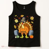 Turkey Fitness Thanksgiving Day Tank Top thumb 2