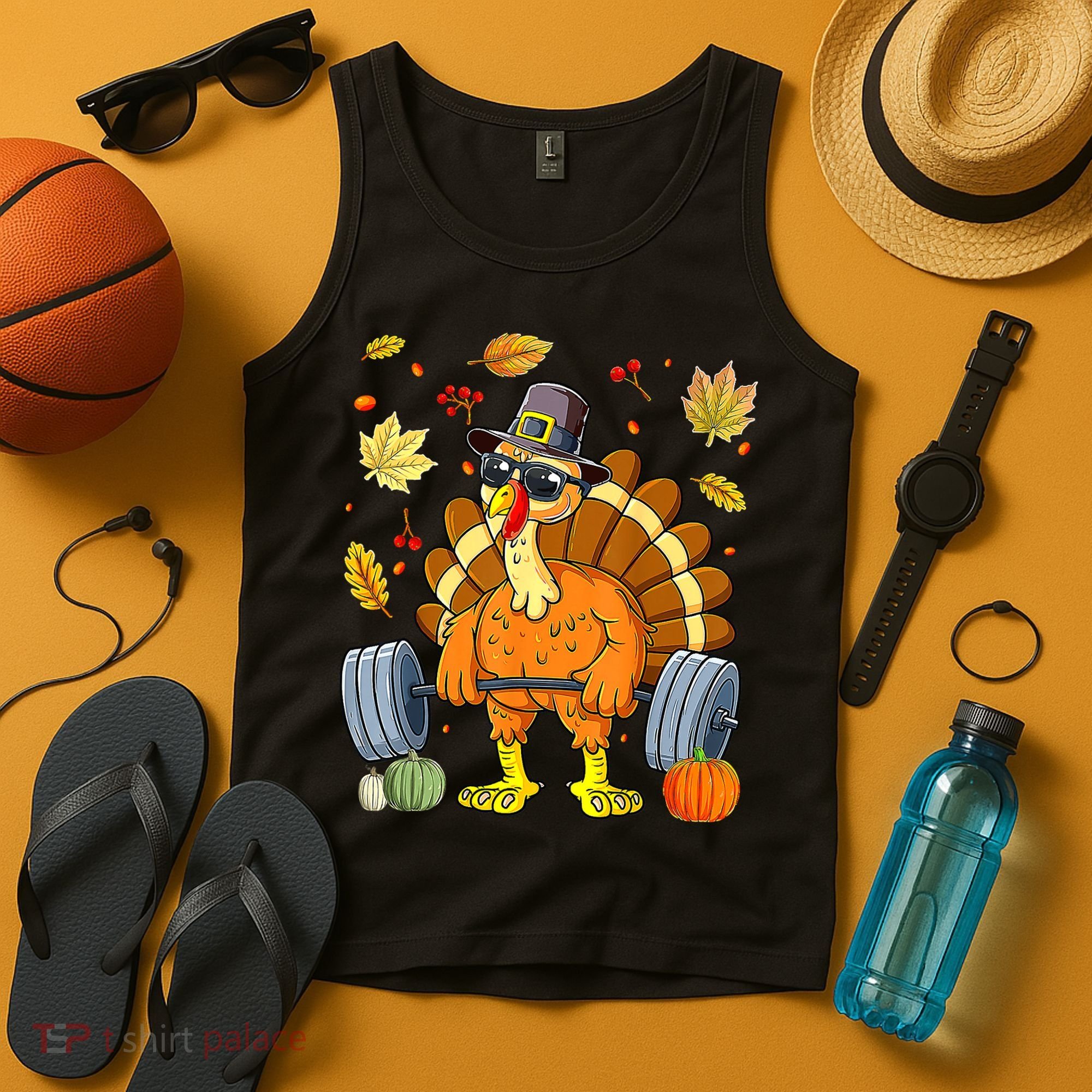 Turkey Fitness Thanksgiving Day Tank Top