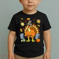 Turkey Fitness Thanksgiving Day Toddler T-Shirt thumb 2