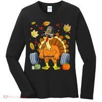 Turkey Fitness Thanksgiving Day Women's Long Sleeve Shirt thumb 0