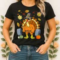 Turkey Fitness Thanksgiving Day Women's T-Shirt thumb 2