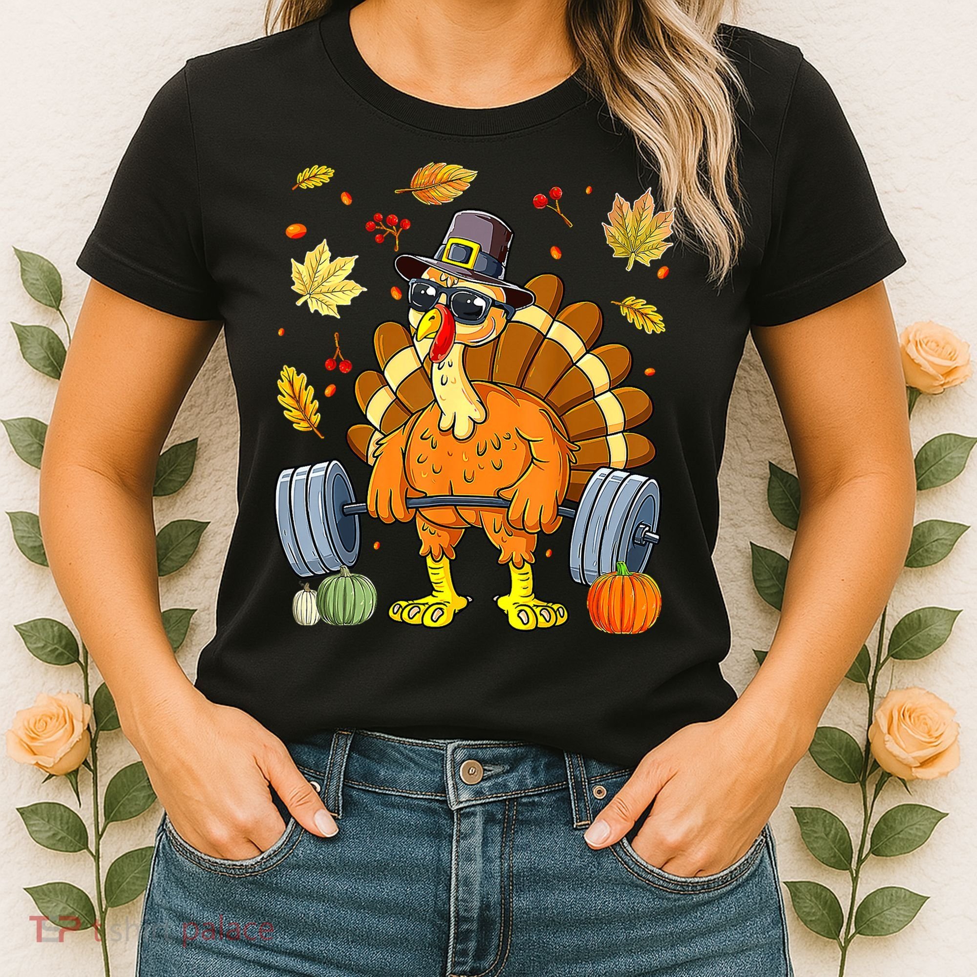 Turkey Fitness Thanksgiving Day Women's T-Shirt