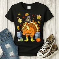 Turkey Fitness Thanksgiving Day Women's T-Shirt thumb 3