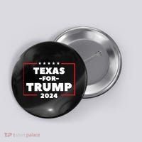 Texas For Trump 2024 Button thumb 0
