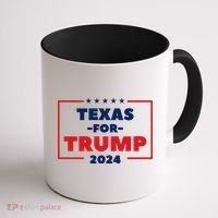 Texas For Trump 2024 Coffee Mug thumb 1