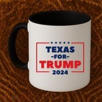 Texas For Trump 2024 Coffee Mug thumb 2