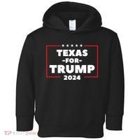 Texas For Trump 2024 Toddler Hoodie thumb 0