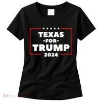 Texas For Trump 2024 Women's T-Shirt thumb 0