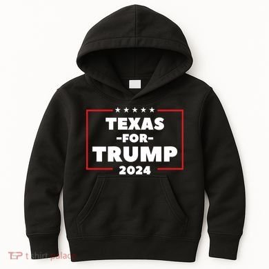 Texas For Trump 2024 Kids Hoodie